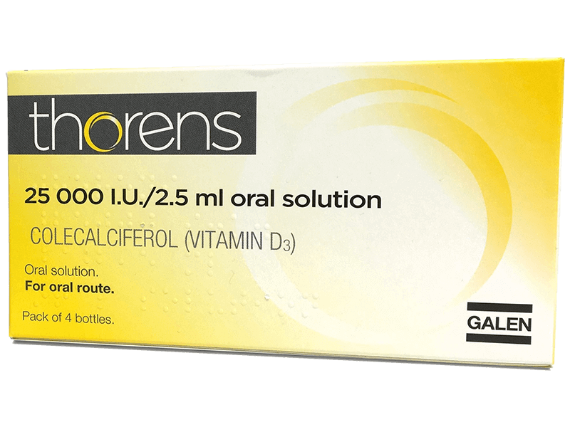 Thorens® 25,000 I.U./2.5ml oral solution