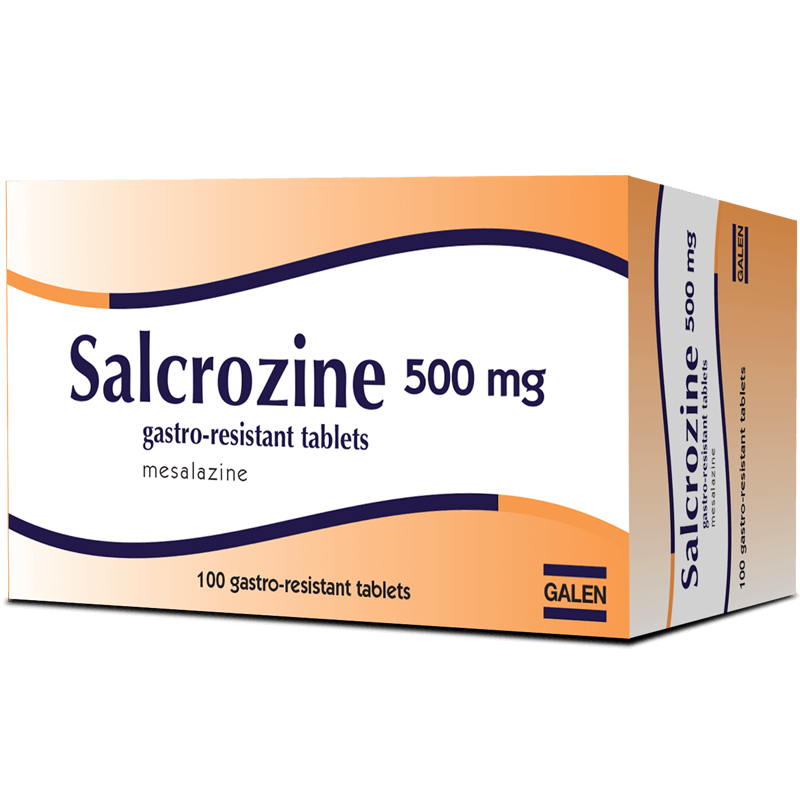 Salcrozine 500 mg gastro-resistant tablets